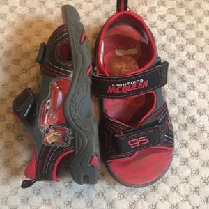 Light up LIGHTNING MCQUEEN Velcro sandals
